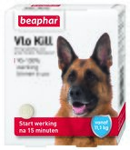 Beaphar vlokill+ hond vanaf 11kg 6tabl