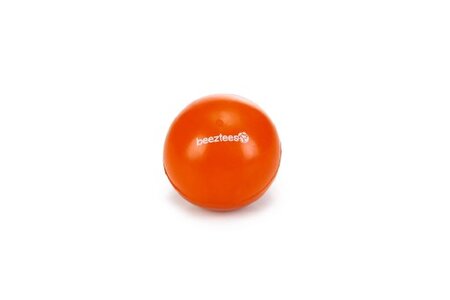 Beeztees Massief Bal No2 - Hondenspeelgoed - Oranje - 5 cm