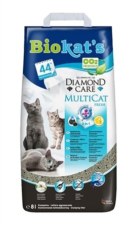 Biokat's Diamond Care fresh multicat 8ltr