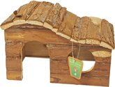 Boon knaagdierhuis golfdak hout natural 26 cm - afbeelding 2