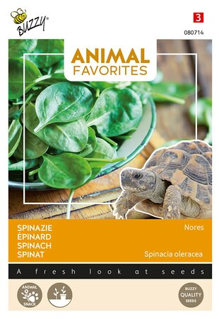 Buzzy® Animal Favorites Spinazie Nores voor Schildpadden - afbeelding 1