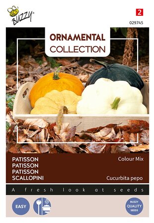 Buzzy® Ornamental Patisson Colour Mix - afbeelding 1
