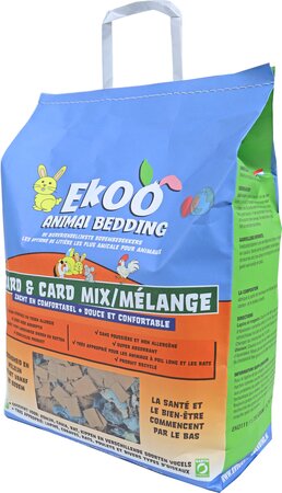 Ekoo Animal Bedding card and card mix 25 liter