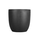 Fibre Clay Pot Zwart - 42 x 42 x 41 cm
