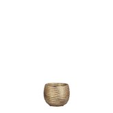 Hendrick pot rond goud - h6,5xd8,5cm