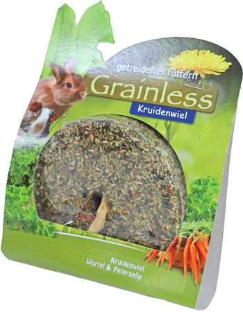 JR Farm knaagdier Grainless kruidenwiel wortel/peterselie 140 gram 16298