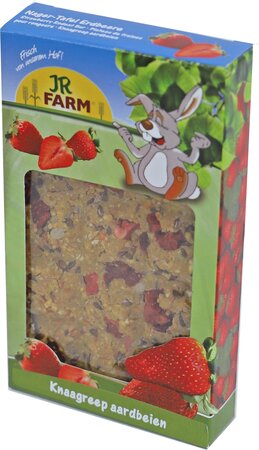 JR Farm knaagdier knaag-reep aardbei 125 gram 10931