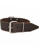 Jack And Vanilla GREASED LEATHER Wide Collar Brown-40mmx50cm