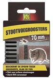 KB Stootvoegrooster RVS 70mm - 10 stuks - afbeelding 1