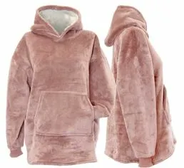 Kids oversized hoodie 75x63cm old pink