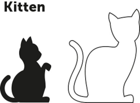 Kittenhalsband Ziggi Rood - afbeelding 1