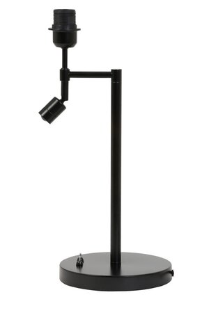Lampvoet MONTANA Mat Zwart met LED- 20 x 20 x 48 cm