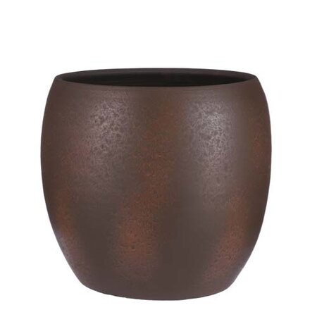 Lester pot rond roest stone - h35xd38cm