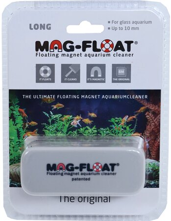 Mag-Float algenmagneet drijvend long voor glas van maximaal 10 mm dik - afbeelding 1