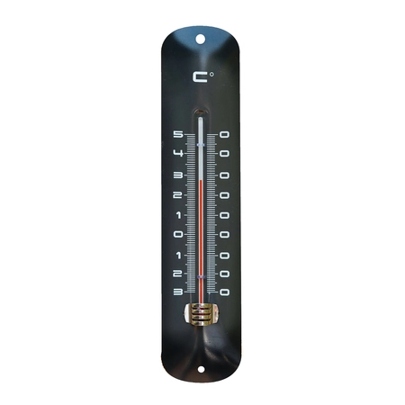 Muurthermometer metaal antrac.h30cm
