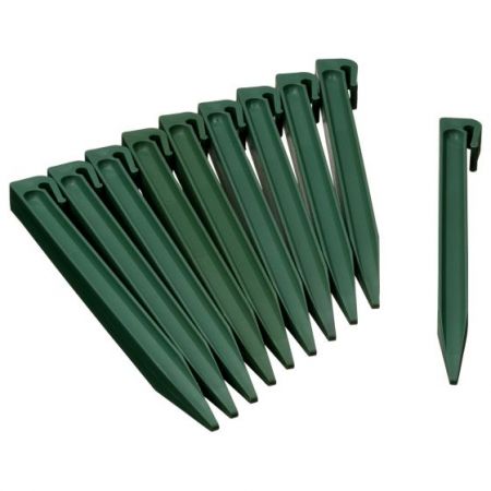 Nature grondpennen groen H26,7cm hoog 10 stuks - afbeelding 1