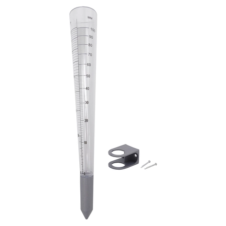 Regenmeter glas/aluminium 160ml