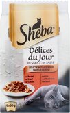 Sheba Délices du Jour pouch in saus traitr sel mp 6x50gr