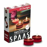 SPAAS 24 Clearlights Geur, theelichten in transparante cup, ± 4,5 uur - Magical Thoughts - afbeelding 1