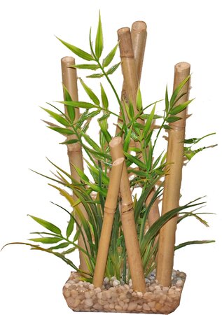 Sydeco kunststofplant Bamboe large 25 cm (349400) - afbeelding 1