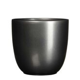 Tusca pot rond antraciet - h28,5xd31cm