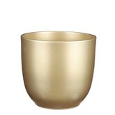 Tusca pot rond goud - h23xd25cm