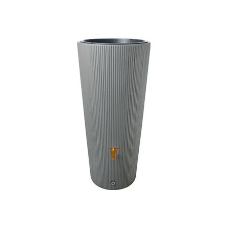 Vaso design regenton antraciet 220 liter - afbeelding 1