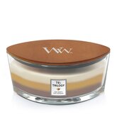 WoodWick Trilogy Cafe Sweets Ellipse Candle
